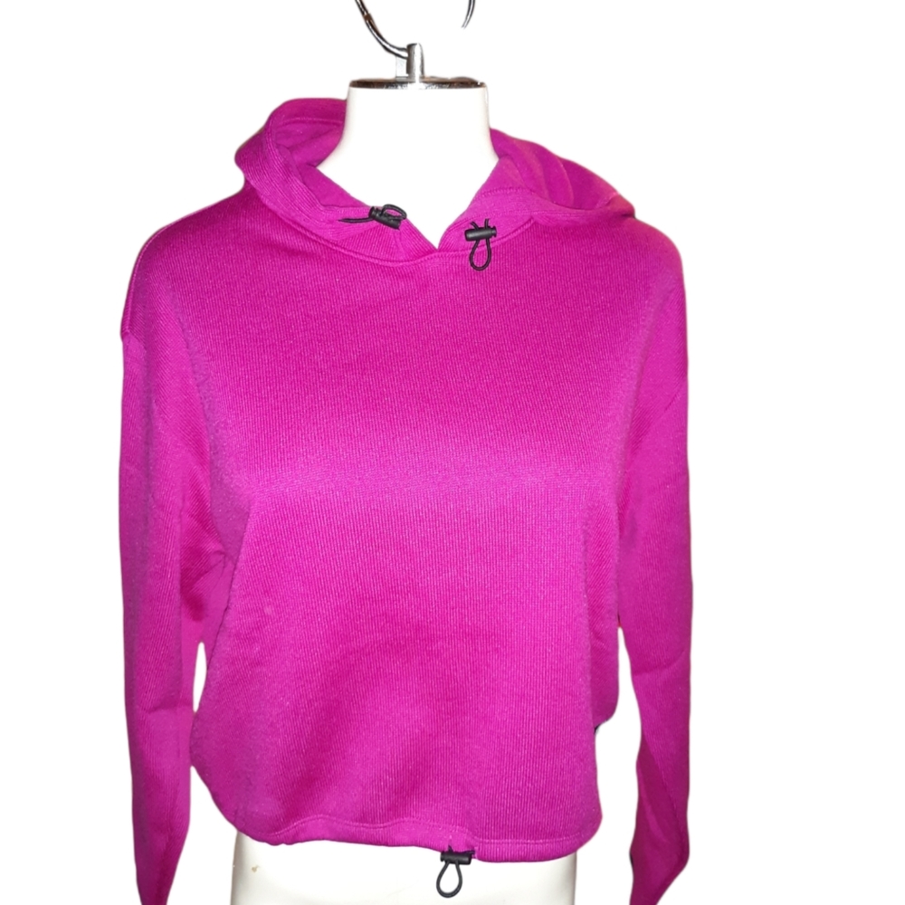 PINK Crop Hoodie